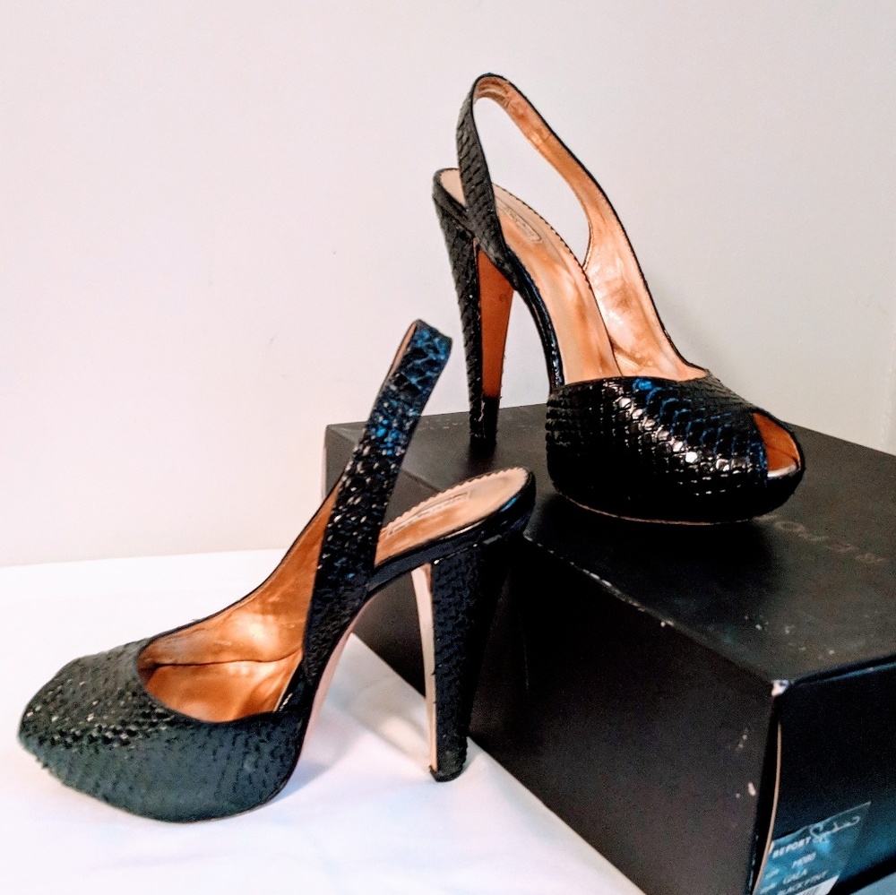 Report Signature "Gala" peep toe platform sandal
